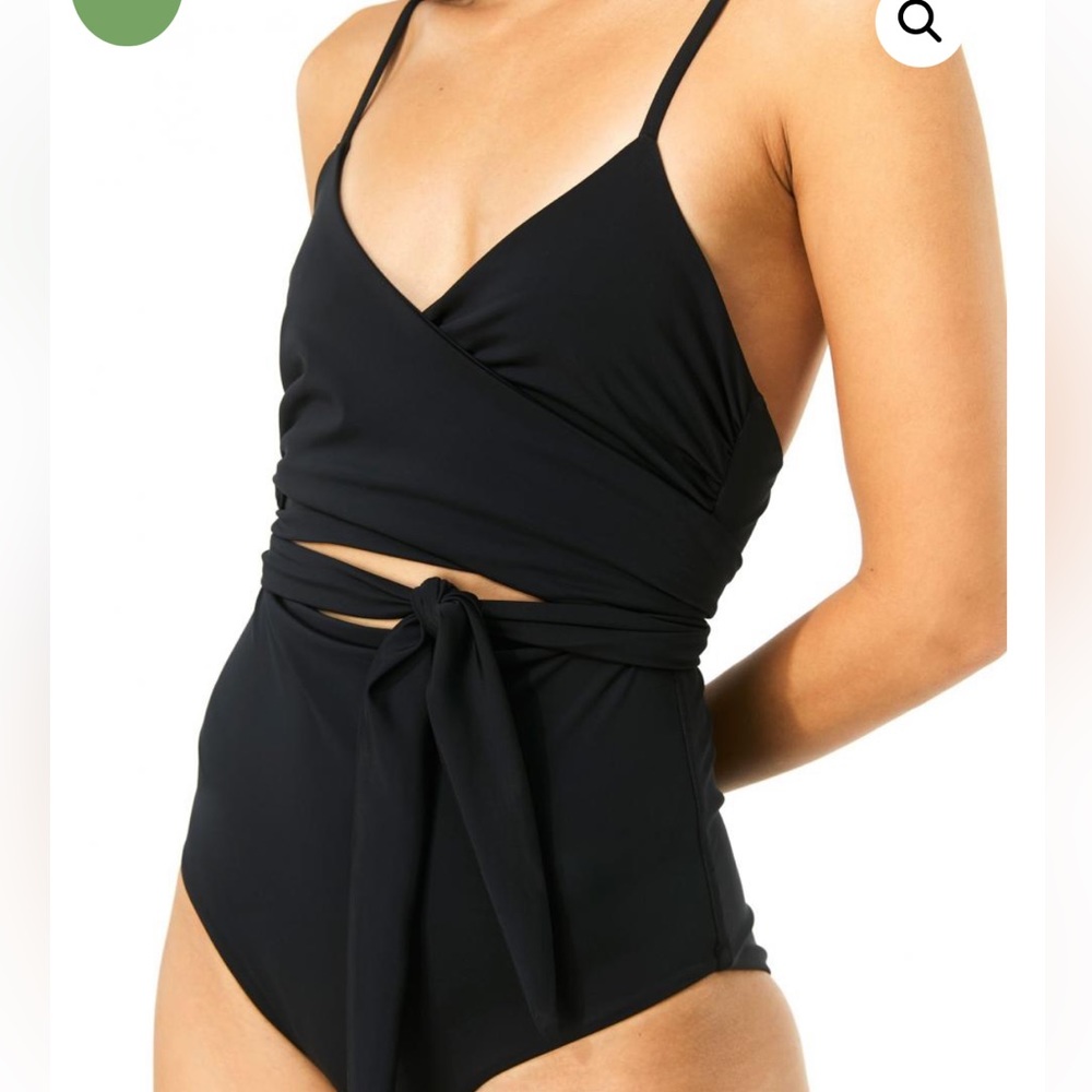 🔥 Mara Hoffman Isolde One-Piece Swimsuit, Black